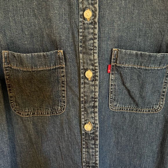 Levi’s short sleeve button from denim dress XS - Picture 3 of 6